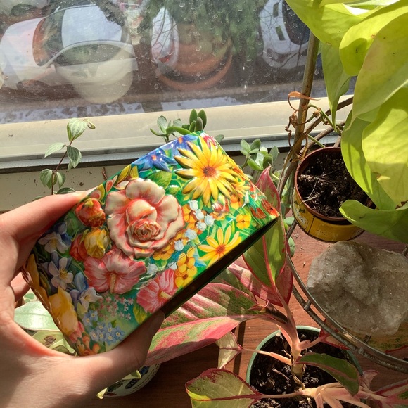 5$ ADD ON⭐️Vintage metal box pastel flowers - Picture 7 of 14